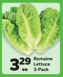 Save a Lot Romaine Lettuce 3-Pack offer
