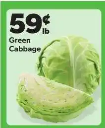 Save a Lot Green Cabbage offer