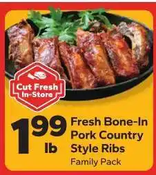 Save a Lot Fresh Bone-In Pork Country Style Ribs offer