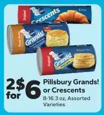 Save a Lot Pillsbury Grands or Crescents offer