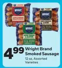 Save a Lot Wright Brand Smoked Sausage offer