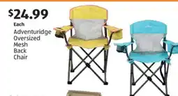 Aldi Adventuridge Oversized Mesh Back Chair offer