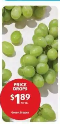 Aldi Green Grapes offer