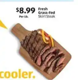 Aldi Fresh Grass-Fed Skirt Steak offer