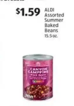 Aldi Canyon Campfire Baked Beans offer