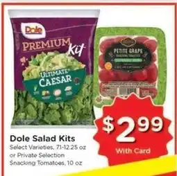 Kroger Dole Salad Kits offer