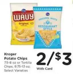 Kroger Kroger Potato Chips offer