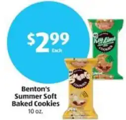 Aldi Benton's Summer Soft Baked Cookies offer