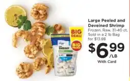 Kroger Large Peeled and Deveined Shrimp offer