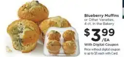 Kroger Blueberry Muffins offer