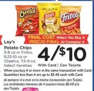 Kroger Lay's Potato Chips offer