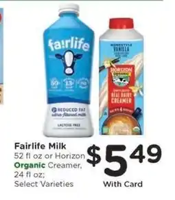 Kroger Fairlife Milk or Horizon Organic Creamer offer