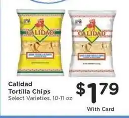 Kroger Calidad Tortilla Chips offer