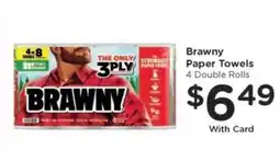 Kroger Brawny Paper Towels offer