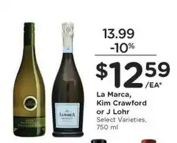 Kroger La Marca, Kim Crawford or J Lohr offer