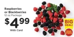 Kroger Raspberries or Blackberries offer