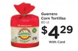 Kroger Guerrero Corn Tortillas offer