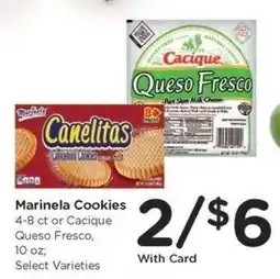 Kroger Marinela Cookies or Cacique Queso Fresco offer