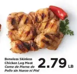 Food 4 Less Boneless Skinless Chicken Leg Meat offer