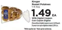 Food 4 Less Kroger Russet Potatoes offer