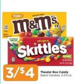 Food 4 Less Theater Box Candy offer