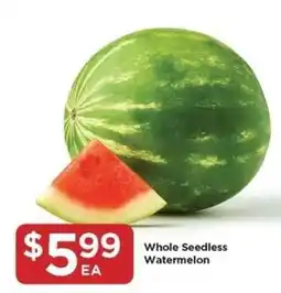Food 4 Less Whole Seedless Watermelon offer