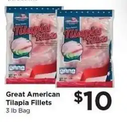 Food 4 Less Great American Tilapia Fillets offer