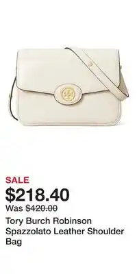 Nordstrom Tory Burch Robinson Spazzolato Leather Shoulder Bag offer