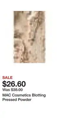 Nordstrom MAC Cosmetics Blotting Pressed Powder offer