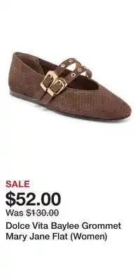 Nordstrom Dolce Vita Baylee Grommet Mary Jane Flat (Women) offer