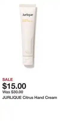 Nordstrom JURLIQUE Citrus Hand Cream offer