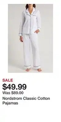 Nordstrom Nordstrom Classic Cotton Pajamas offer