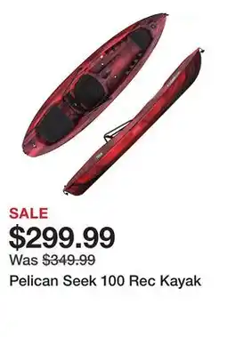 Dick's Sporting Goods Pelican Seek 100 Rec Kayak offer