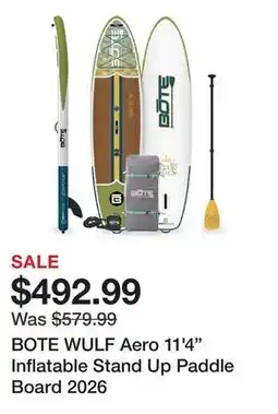 Dick's Sporting Goods BOTE WULF Aero 11'4 Inflatable Stand Up Paddle Board 2026 offer