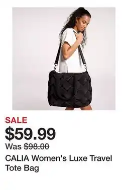 Dick's Sporting Goods CALIA Women's Luxe Travel Tote Bag offer