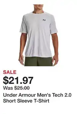 Dick's Sporting Goods Under Armour Men's Tech 2.0 Short Sleeve T-Shirt offer