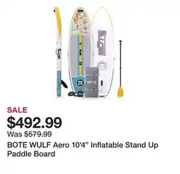 Dick's Sporting Goods BOTE WULF Aero 10'4 Inflatable Stand Up Paddle Board offer