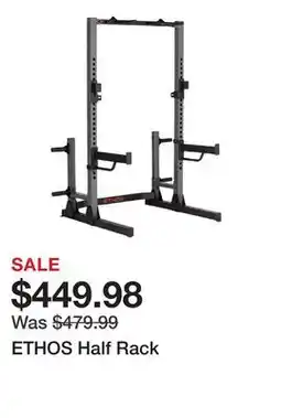 Dick's Sporting Goods ETHOS Half Rack offer