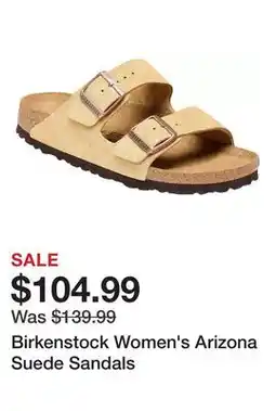 Dick's Sporting Goods Birkenstock Women's Arizona Suede Sandals offer