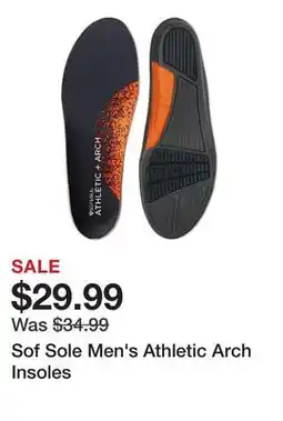 Dick's Sporting Goods Sof Sole Men's Athletic Arch Insoles offer