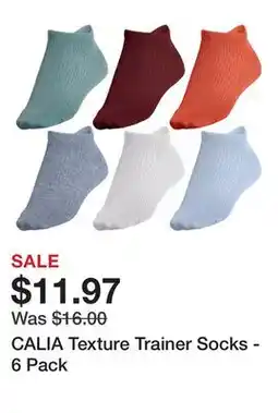 Dick's Sporting Goods CALIA Texture Trainer Socks offer