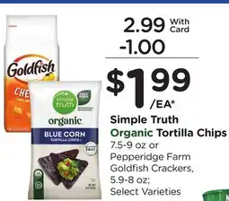 Ralphs Simple Truth Organic Tortilla Chips offer