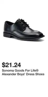 Kohl's Sonoma Goods For Life Alexander Boys' Dress Shoes offer