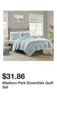 Kohl's Madison Park Essentials Quilt Set offer