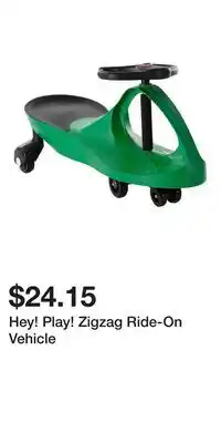 Kohl's Hey! Play! Zigzag Ride-On Vehicle offer