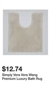 Kohl's Simply Vera Vera Wang Premium Luxury Bath Rug offer