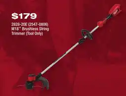 Runnings M18 Brushless String Trimmer (Tool Only) offer