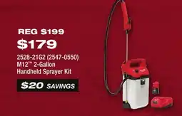 Runnings M12 2-Gallon Handheld Sprayer Kit offer
