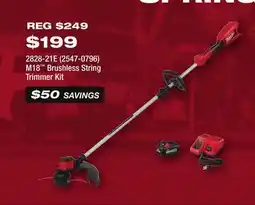 Runnings M18 Brushless String Trimmer Kit offer