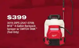 Runnings M18 4-Gallon Backpack Sprayer w/SWITCH TANK Only offer